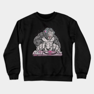 Dj Gorilla Music Crewneck Sweatshirt